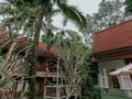 Traditional thai house with natural surroundings in Phuket Thailand