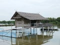 Traditional Thai house on stilts