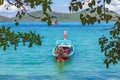 Traditional thai longtail boat