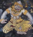 Traditional Thai paintings of Ramayana epic