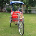 Traditional Thai Rickshaw or tricycle Royalty Free Stock Photo
