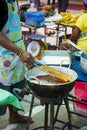 Traditional thai street food