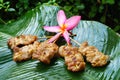 Traditional Thai style grilled pork Royalty Free Stock Photo