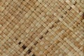 traditional thai style pattern nature background of brown handicraft weave texture bamboo surface for furniture materia Royalty Free Stock Photo