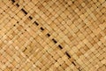 traditional thai style pattern nature background of brown handicraft weave texture bamboo surface for furniture materia Royalty Free Stock Photo