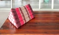 Traditional Thai triangle pillow