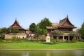 Traditional Thai wooden house