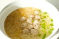 Traditional Thailand porridge rice gruel in bowl