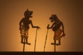 A Traditional Thailand Shadow Puppet Show,Traditional shadow puppet
