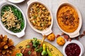 Traditional Thanksgiving sides Royalty Free Stock Photo