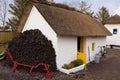 Traditional thatched cottage. Kerry. Ireland Royalty Free Stock Photo