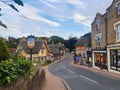 Traditional thatched roof buildings and pubs in Shanklin, Isle of Wight Royalty Free Stock Photo