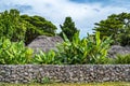 Traditional Thatched Roof Okinawan House Royalty Free Stock Photo