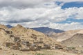 Traditional Tibetan house style, Leh, Ladakh Royalty Free Stock Photo