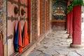 Tibetan temple door