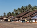 Traditional tiled roof houses at Banvasi