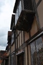 Traditional timber framed English Tudor building: Shakespeare`s birthplace, Stratford-upon-Avon