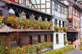 Traditional timbered house in petite france,Strasbourg,Alsace Royalty Free Stock Photo