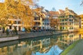 Traditional timbered house in petite france, Strasbourg, Alsace, France Royalty Free Stock Photo