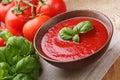 Traditional tomato soup