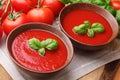 Traditional tomato soup