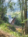 Traditional Toraja house Royalty Free Stock Photo