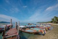 A traditional tourist marina to Koh Tan, a quiet little island close to Koh Samui