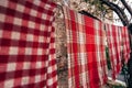 Traditional Towels near 2. Murat Hamam, Bath from 15th century in Iznik