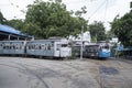 Traditional Tram of Kolkata. Royalty Free Stock Photo