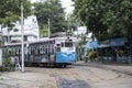 Traditional Tram of Kolkata Royalty Free Stock Photo