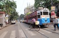 Traditional tram in Kolkata