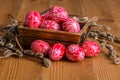 Traditional transylvanian hand written eggs Royalty Free Stock Photo