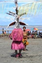 Traditional tribal dance at mask festival