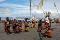 Traditional tribal dance at mask festival