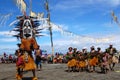 Traditional tribal dance at mask festival