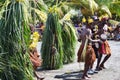 Traditional tribal dance at mask festival