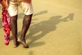 Traditional tribal folk dance and music being performed at Bhimthadi festival, Pune, India Royalty Free Stock Photo