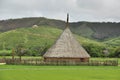 Traditional tribal house in new caledonia