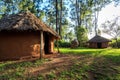 Traditional, tribal village of Kenyan people