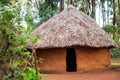 Traditional, tribal village of Kenyan people