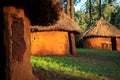 Traditional, tribal village of Kenyan people