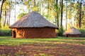 Traditional, tribal village of Kenyan people Royalty Free Stock Photo