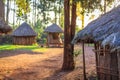 Traditional, tribal village of Kenyan people