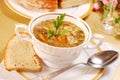 Traditional tripe soup (flaki) Royalty Free Stock Photo