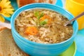 Traditional tripe soup (flaki) Royalty Free Stock Photo