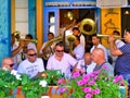 Traditional trumpet band in Serbia. Guca Trumpet Festival