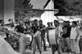 Traditional trumpet band in Serbia. Guca Trumpet Festival