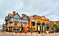 Traditional Tudor English style houses in Chester, England