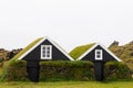 Traditional turf roof houses of Iceland IS Europe