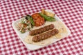 Traditional turkish adana kebab stock photo Royalty Free Stock Photo